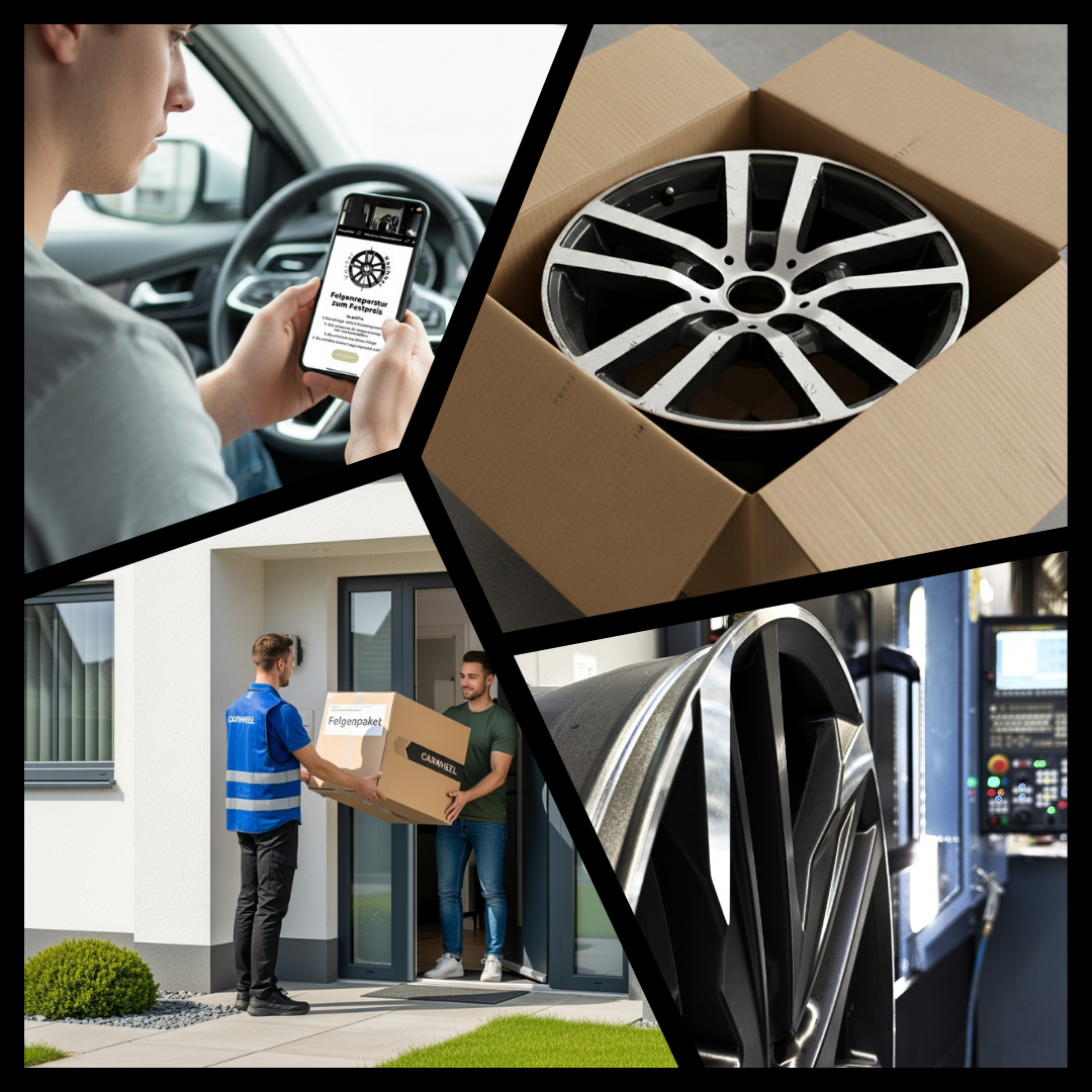 Felgenreparatur ablauf