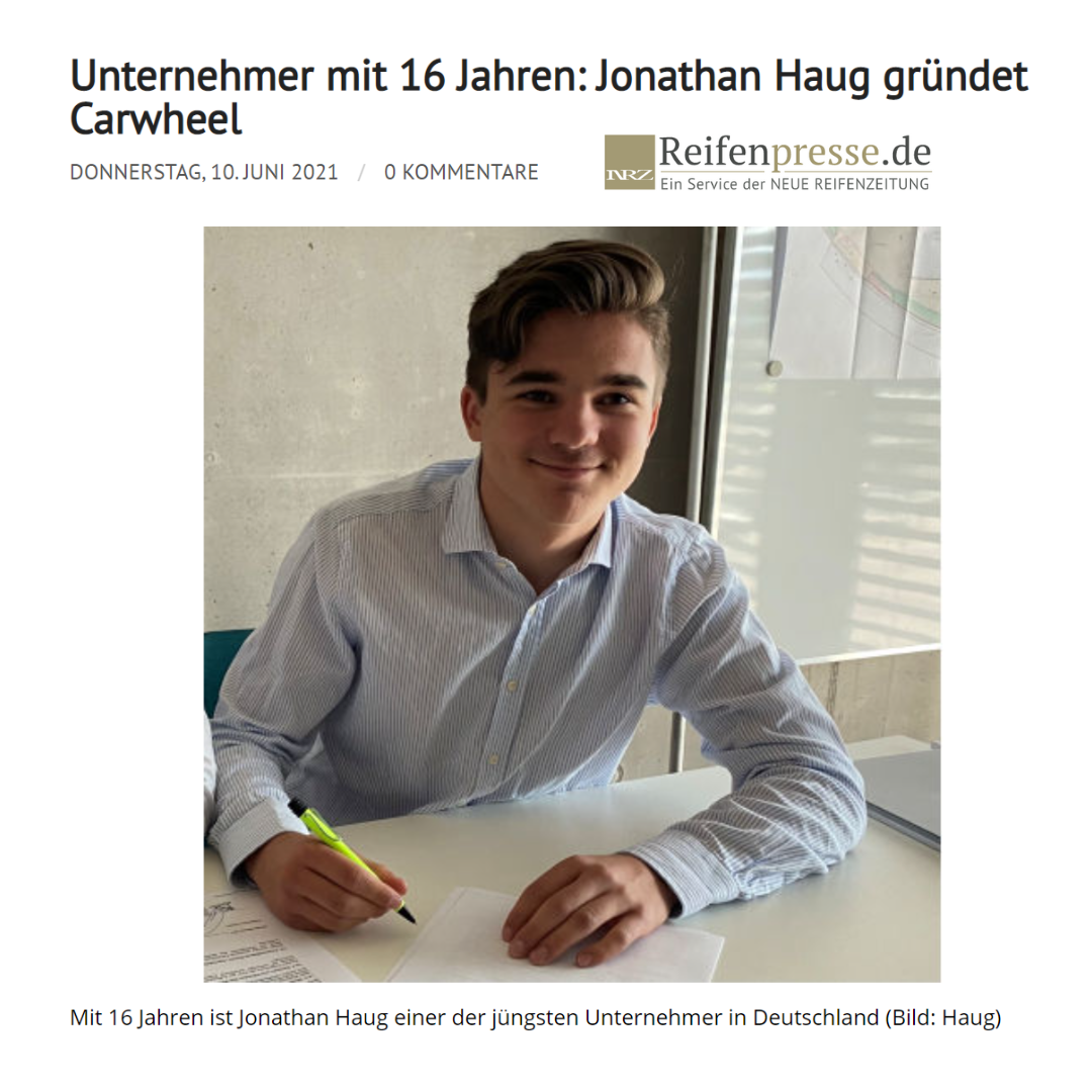 Reifenpresse Jonathan Haug